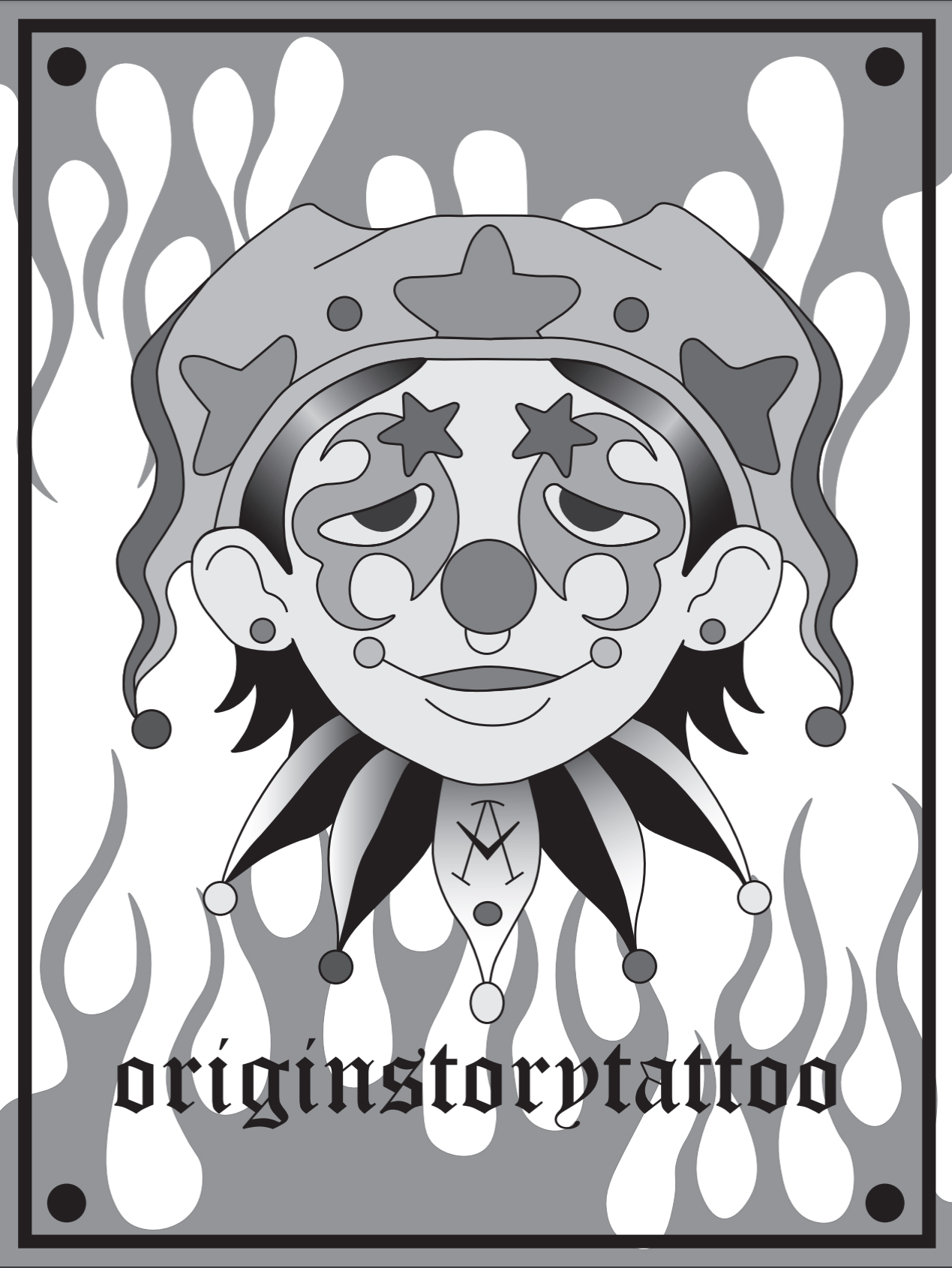 Origin Story Tattoo art poster